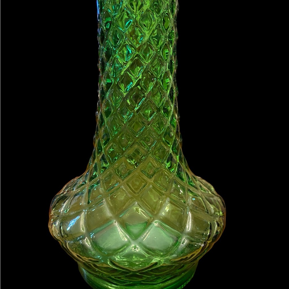 Vintage Randall Emerald Green Glass Bud Vase - Picture 3 of 6